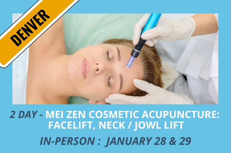 Denver January 2023 Cosmetic Acupuncture Course